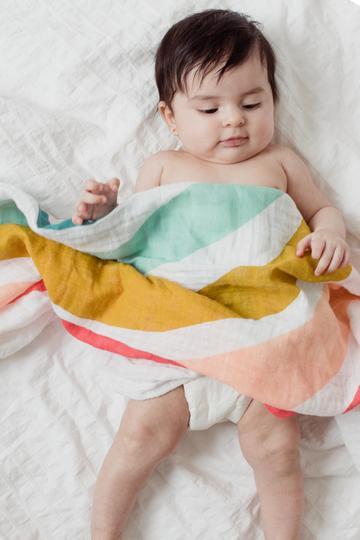 Clementine Kids Rainbow Swaddle